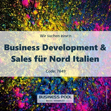Business Development & Sales für Nord Italien